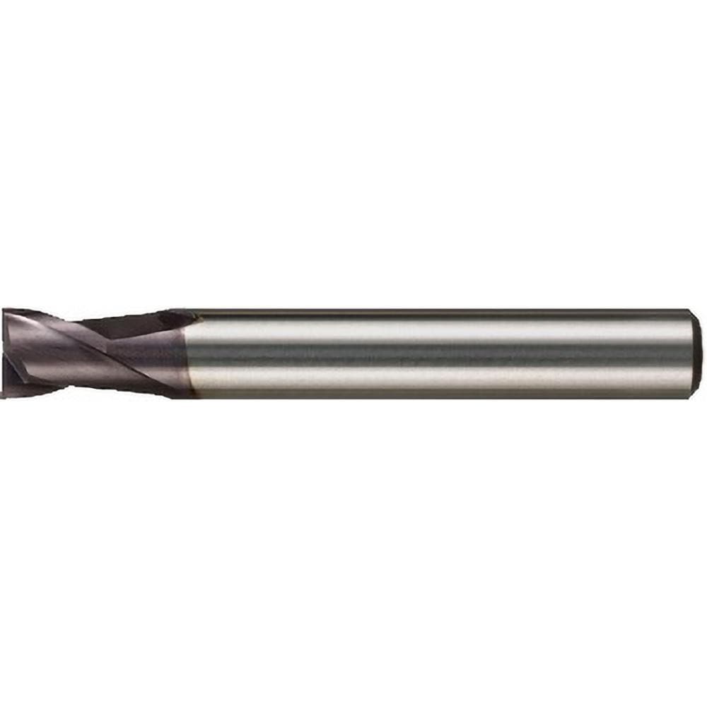 Square End Mill: 12.00 mm Dia, 12.00 mm LOC, 2 Flute, Solid Carbide