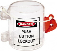 Push-Button Lockout: 3.2" OAW, 1 Padlock