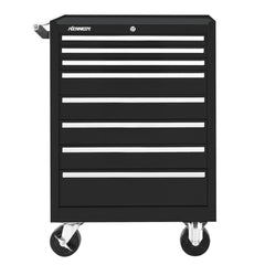 Steel Tool Roller Cabinet: 27" Wide, 39" High, 18" Deep, 8 Drawer