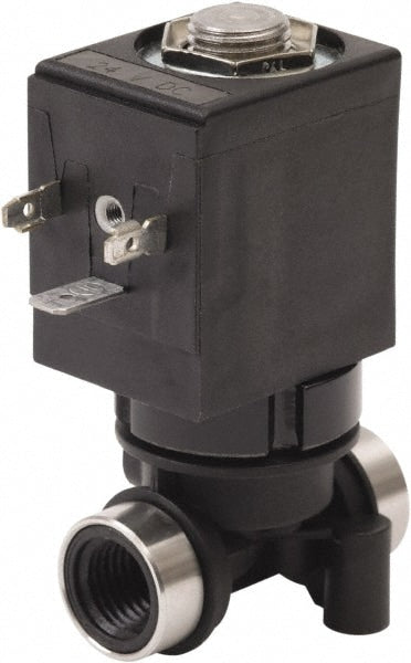 Solenoid Valve: 2-Way & 2-Position, 1/8" Port