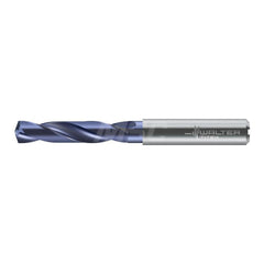 Screw Machine Length Drill Bit: 27/64" Dia, 140 deg Point, Solid Carbide