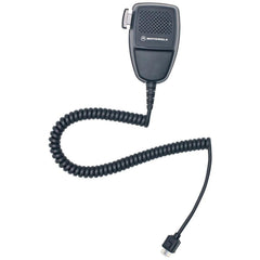 Palm Microphone & Speaker Microphone: Black, 8" Cord