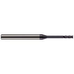 Square End Mill: 0.0600" Dia, 0.1800" LOC, 4 Flute, Solid Carbide