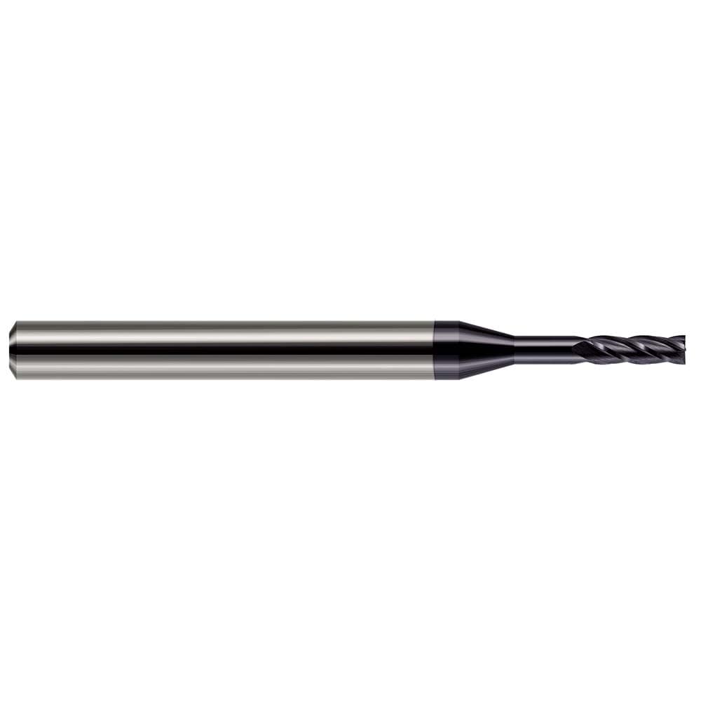 Square End Mill: 1.00 mm Dia, 4 Flute, Solid Carbide