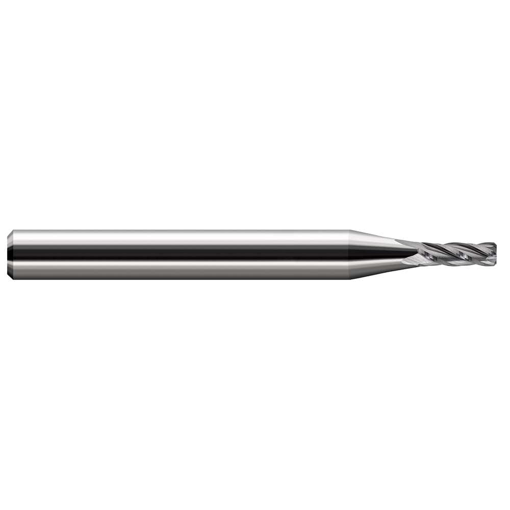 Corner Chamfer End Mill: 3/64" Dia, 0.1410" LOC, 4 Flute, 0.0050" Chamfer Width, Solid Carbide