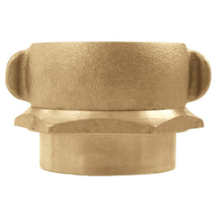 Brass & Chrome Pipe Fittings; Fitting Type: Female Swivel Adapter; Fitting Size: 1-1/2; End Connections: FNST x FNPT, Threaded; Material Grade: 360; Connection Type: Threaded; Pressure Rating (psi): 175; Fitting Shape: Straight; Thread Standard: NPT, NST