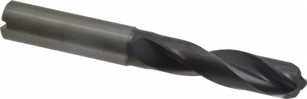 Screw Machine Length Drill Bit: 0.5157" Dia, 140 deg Point, Solid Carbide