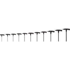 Hex Key Sets; Tool Type: Hex Key Set; Handle Type: T-Handle; Hex Size Range (Inch): 5/64