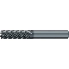 Roughing & Finishing End Mills; Mill Diameter (Fractional Inch): 5/16; Flute Type: Spiral; Number Of Flutes: 7; End Mill Material: Solid Carbide; Length of Cut (Inch): 1-1/8; Coating/Finish: AlCr