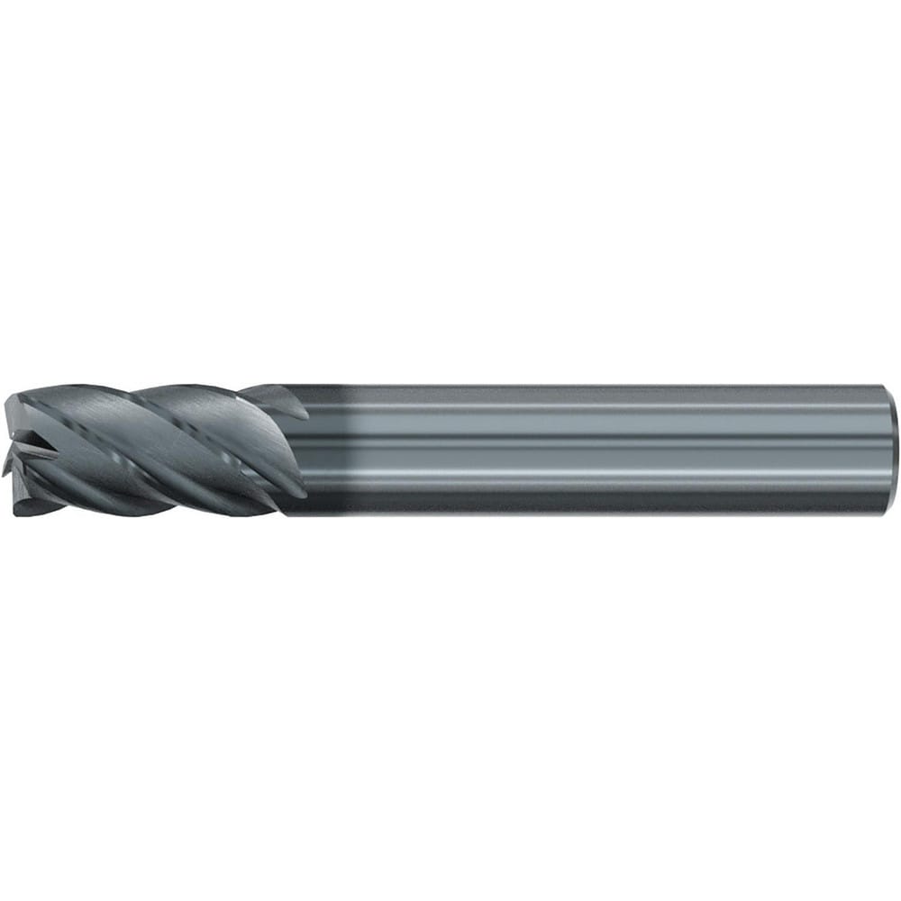 Roughing & Finishing End Mills; Mill Diameter (Fractional Inch): 5/8; Flute Type: Spiral; Number Of Flutes: 5; End Mill Material: Solid Carbide; Length of Cut (Inch): 3/4; Coating/Finish: AlCr