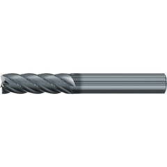 Roughing & Finishing End Mills; Mill Diameter (Fractional Inch): 3/4; Flute Type: Spiral; Number Of Flutes: 5; End Mill Material: Solid Carbide; Length of Cut (Inch): 2-1/4; Coating/Finish: AlCr