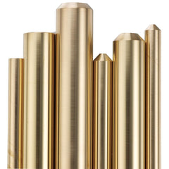 Brass Round Rod: 5/8" Dia, 72" Long, Alloy 360