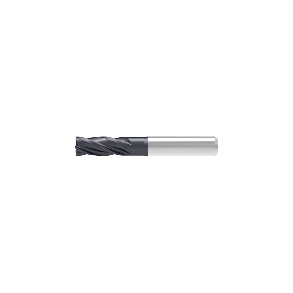 Corner Radius End Mill: 20.00 mm Dia, 38.00 mm LOC, 3.00 mm Radius, 4 Flute, Solid Carbide