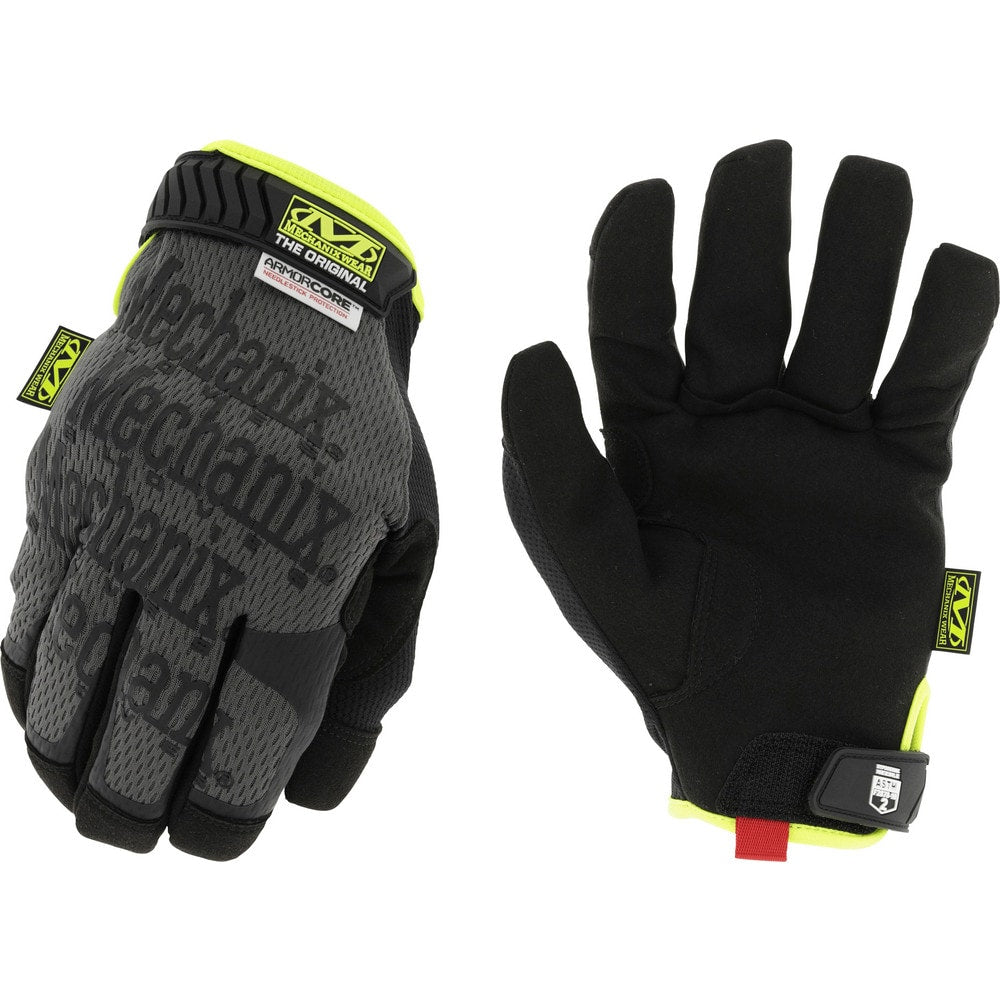 Cut, Puncture & Abrasion-Resistant Gloves: Needlestick Original NSMG-08, Size Small, ANSI Cut A5, ANSI Puncture 5, Leather Lined, Synthetic Leather