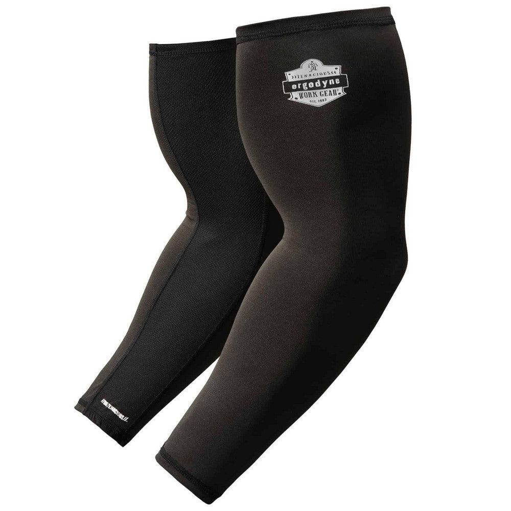 General Purpose Protective Sleeves: Size Large, Polyester & Spandex, Black