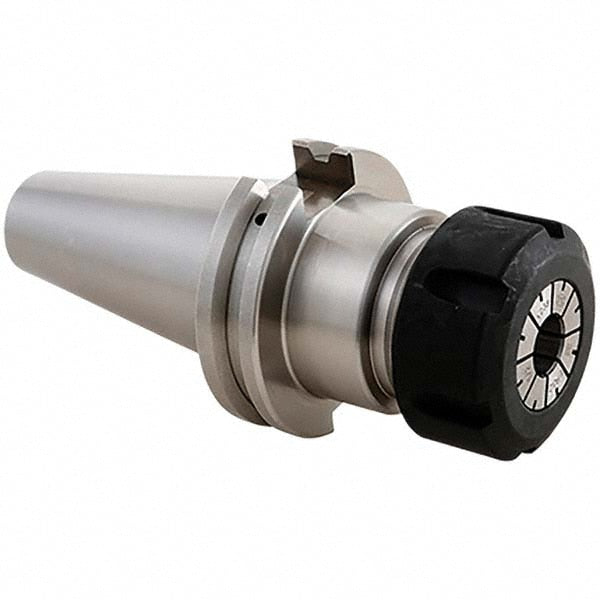 Collet Chuck: 1/16 to 3/4" Capacity, ER Collet, Taper Shank