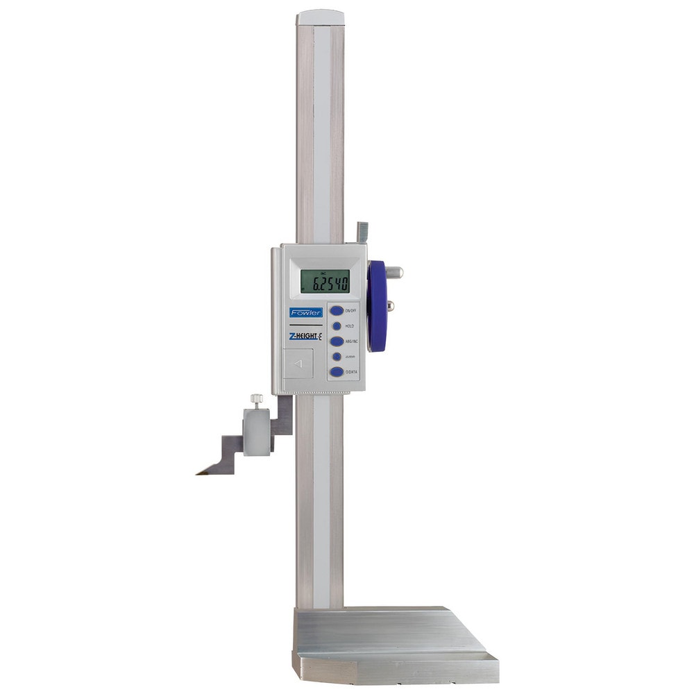 Electronic Height Gage: 18" Max, 0.0005" Resolution, +/-.002" Accuracy