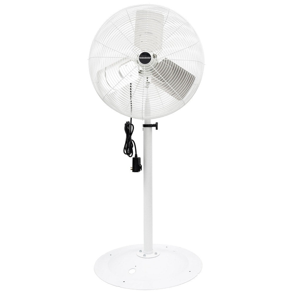 Pedestal Fans; Number of Speeds: 1; Blade Size: 24; Maximum Cubic Feet Per Minute: 10480.0; Amperage: 2.8A; Fan Diameter: 24 in; Voltage: 120V; Phase: Single; Maximum Rpm: 1100 RPM