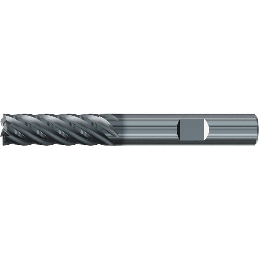 Roughing & Finishing End Mills; Mill Diameter (Fractional Inch): 1; Flute Type: Spiral; Number Of Flutes: 6; End Mill Material: Solid Carbide; Length of Cut (Inch): 3; Coating/Finish: AlCr