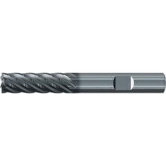 Roughing & Finishing End Mills; Mill Diameter (Fractional Inch): 3/4; Flute Type: Spiral; Number Of Flutes: 6; End Mill Material: Solid Carbide; Length of Cut (Inch): 2-1/4; Coating/Finish: AlCr