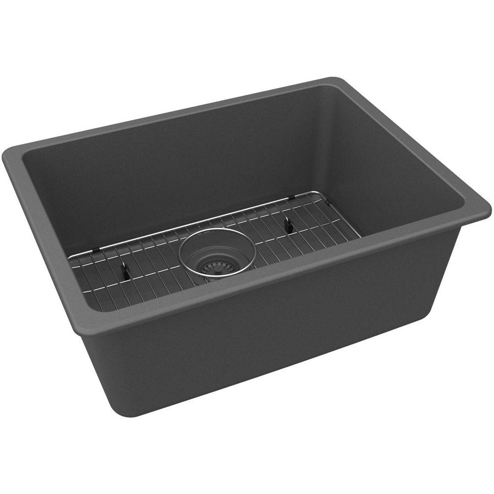 Sinks; Type: Undermount; Mounting Location: Countertop; Number Of Bowls: 1; Material: Quartz; Faucet Included: No; Faucet Type: No Faucet; Depth (Inch): 9-1/2; Valve Design: No Valve