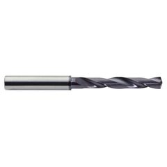 Jobber Drill: 15/32" Dia, 142 deg Point, Solid Carbide