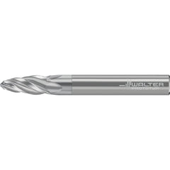 Barrel Cutter End Mills; End Type: Circle Segment Oval Form; Material: Solid Carbide; Taper Angle Per Side: 8.30; Small End Diameter (mm): 8.00; Shank Diameter (mm): 16.0000; Length of Cut (mm): 31.4200; Helix Angle: 30.00