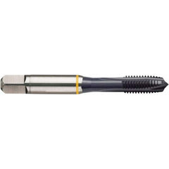 Spiral Point Tap: M12x1.75 Metric, 4 Flutes, Plug Chamfer, 6H Class of Fit, HSS-E Cobalt, Ignator Coated