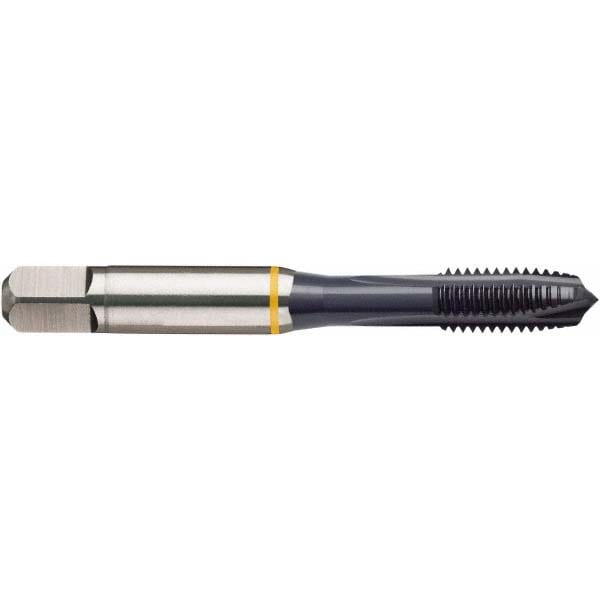 Spiral Point Tap: M10x1.5 Metric, 3 Flutes, Plug Chamfer, 6H Class of Fit, HSS-E Cobalt, Ignator Coated