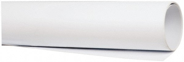 Plastic Rod: Polystyrene, 4' Long, 3/8" Dia, Opaque White