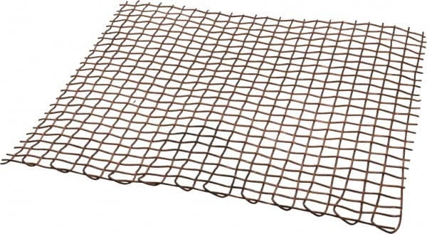 Wire Cloth: 16 Wire Gauge, 0.063" Wire Dia, Copper