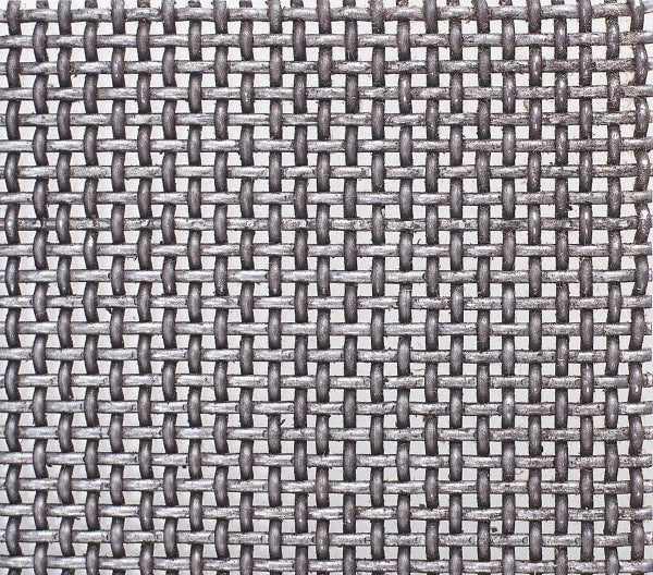 Wire Cloth: 0.0024 x 0.0018" Wire Dia, Stainless Steel