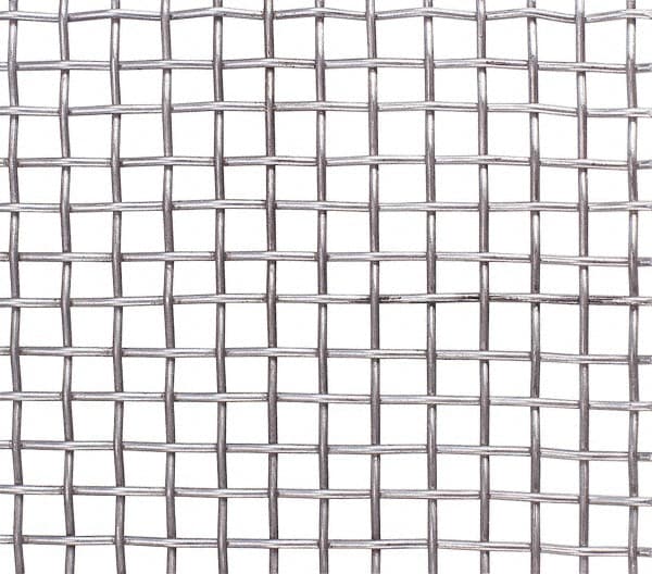 Wire Cloth: 16 Wire Gauge, 0.063" Wire Dia, Stainless Steel