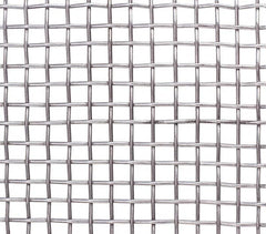 Wire Cloth: 15 Wire Gauge, 0.072" Wire Dia, Stainless Steel