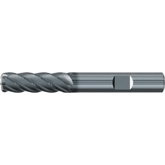 Roughing & Finishing End Mills; Mill Diameter (Fractional Inch): 1/2; Flute Type: Spiral; Number Of Flutes: 5; End Mill Material: Solid Carbide; Length of Cut (Inch): 2; Coating/Finish: AlCr