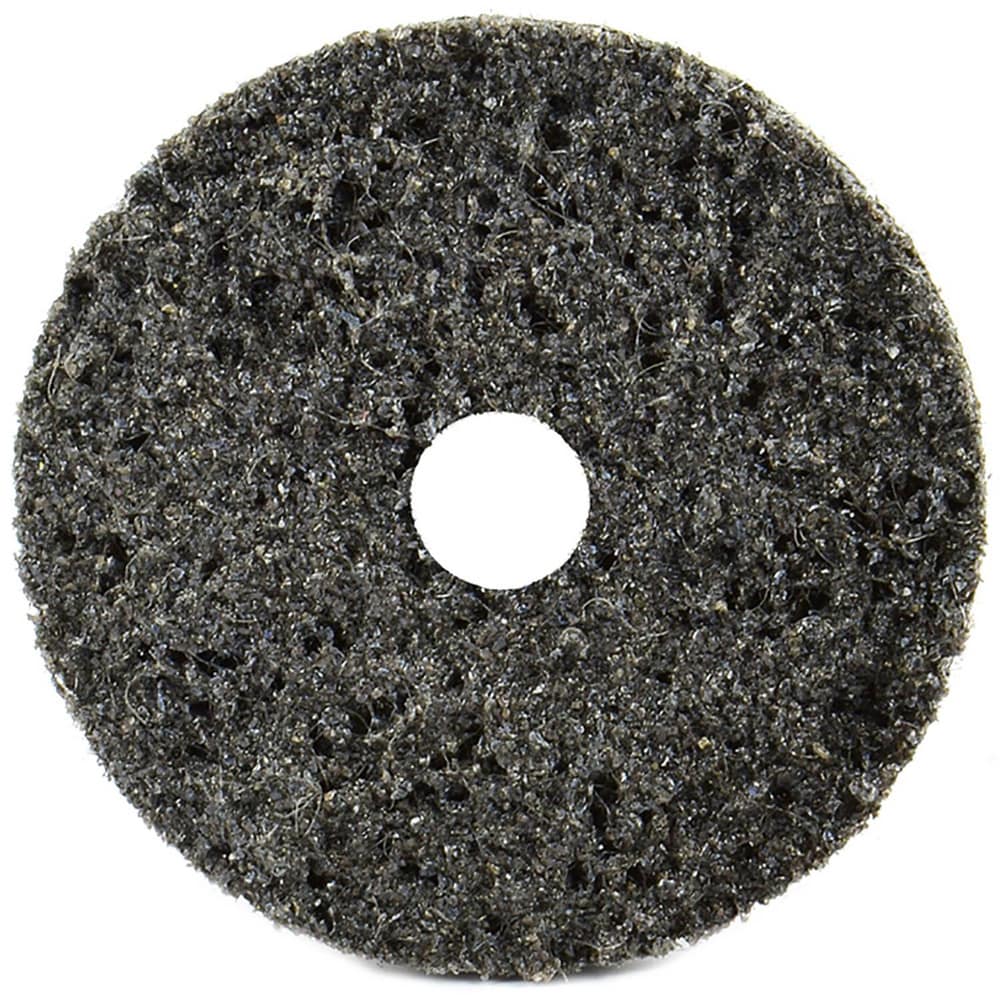 Hook & Loop Disc: 7" Dia, Non-Woven, Ceramic Blend