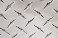 Stainless Steel Tread Plates; Length (Inch): 12; Tread Design: Diamond; Thickness (Decimal Inch