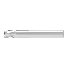 Corner Radius End Mill: 8.00 mm Dia, 9.00 mm LOC, 0.80 mm Radius, 3 Flute, Solid Carbide