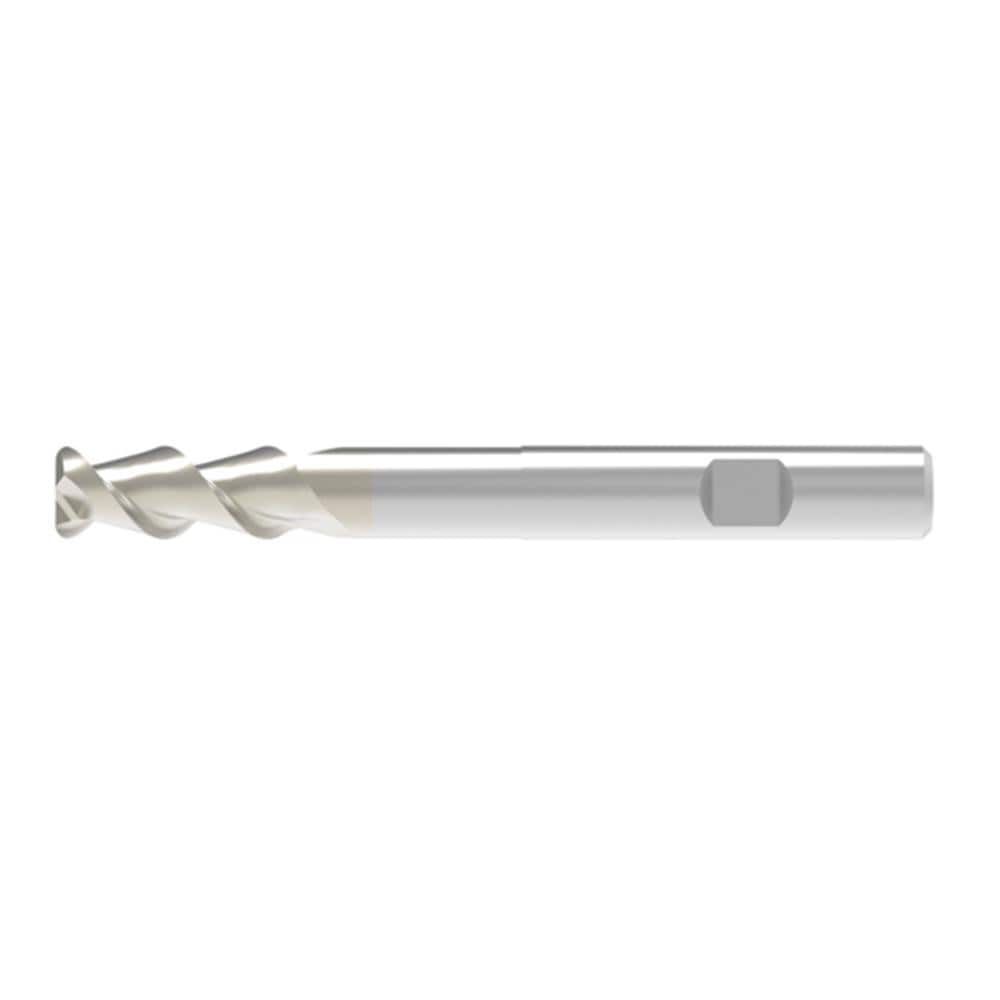 Corner Radius End Mill: 5.00 mm Dia, 13.00 mm LOC, 1.00 mm Radius, 2 Flute, Solid Carbide