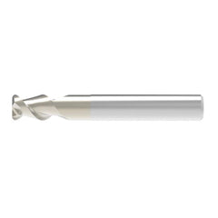 Corner Radius End Mill: 5.00 mm Dia, 8.00 mm LOC, 1.00 mm Radius, 2 Flute, Solid Carbide