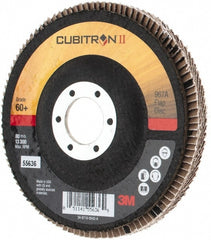 Flap Disc:  4-1/2" Dia, Premium Ceramic Alumina