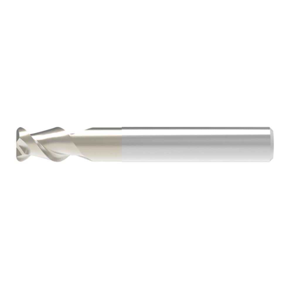 Corner Radius End Mill: 6.00 mm Dia, 10.00 mm LOC, 0.30 mm Radius, 2 Flute, Solid Carbide