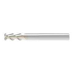 Corner Radius End Mill: 6.00 mm Dia, 16.00 mm LOC, 0.30 mm Radius, 2 Flute, Solid Carbide