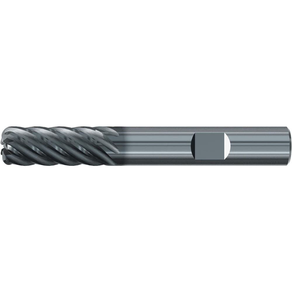 Roughing & Finishing End Mills; Mill Diameter (Fractional Inch): 3/4; Flute Type: Spiral; Number Of Flutes: 7; End Mill Material: Solid Carbide; Length of Cut (Inch): 1-1/2; Coating/Finish: AlCr