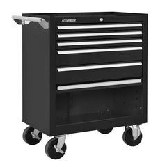 Steel Tool Roller Cabinet: 27" Wide, 29-1/8" High, 18" Deep, 5 Drawer