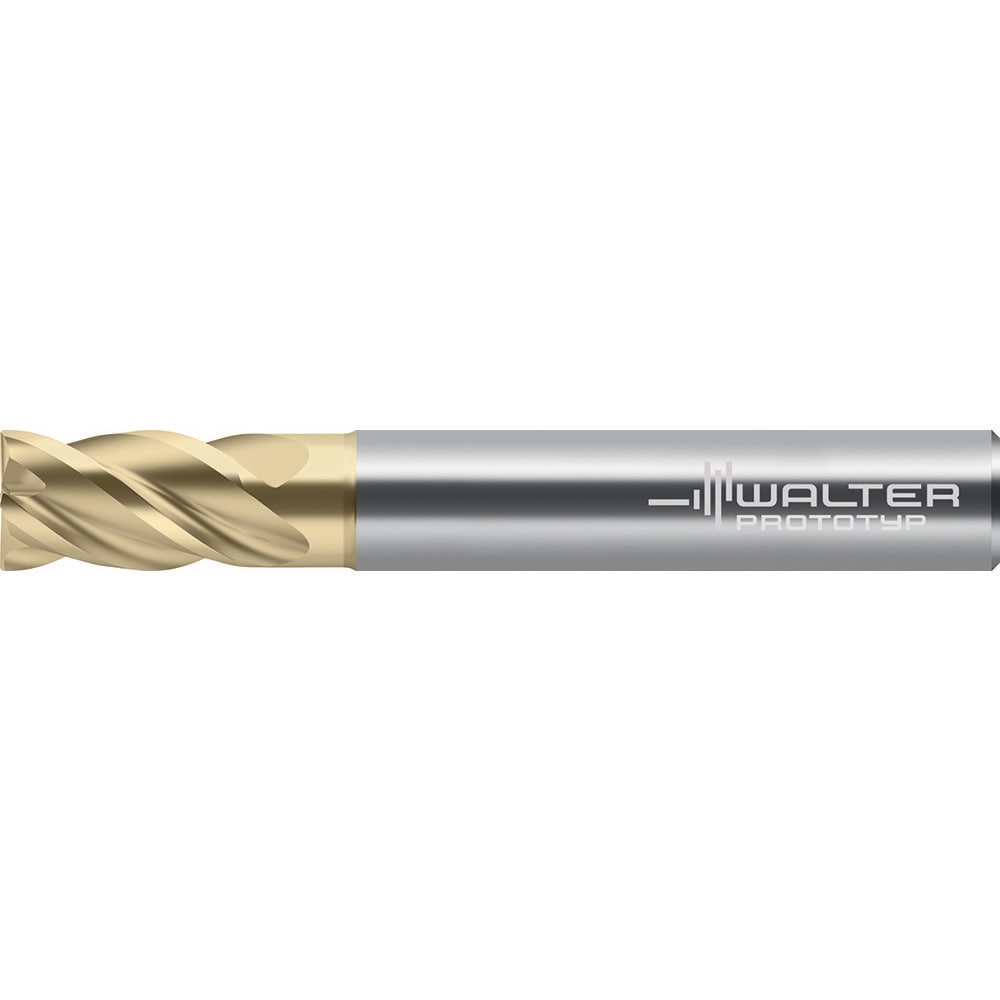 Square End Mill: 0.6250" Dia, 1.5185" LOC, 4 Flute, Solid Carbide