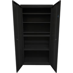 Steel Steel Storage Cabinet Cabinet: 24" Wide, 18" Deep, 72" High