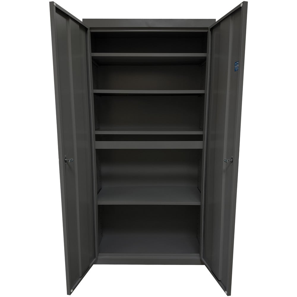 Steel Steel Storage Cabinet Cabinet: 24" Wide, 18" Deep, 72" High