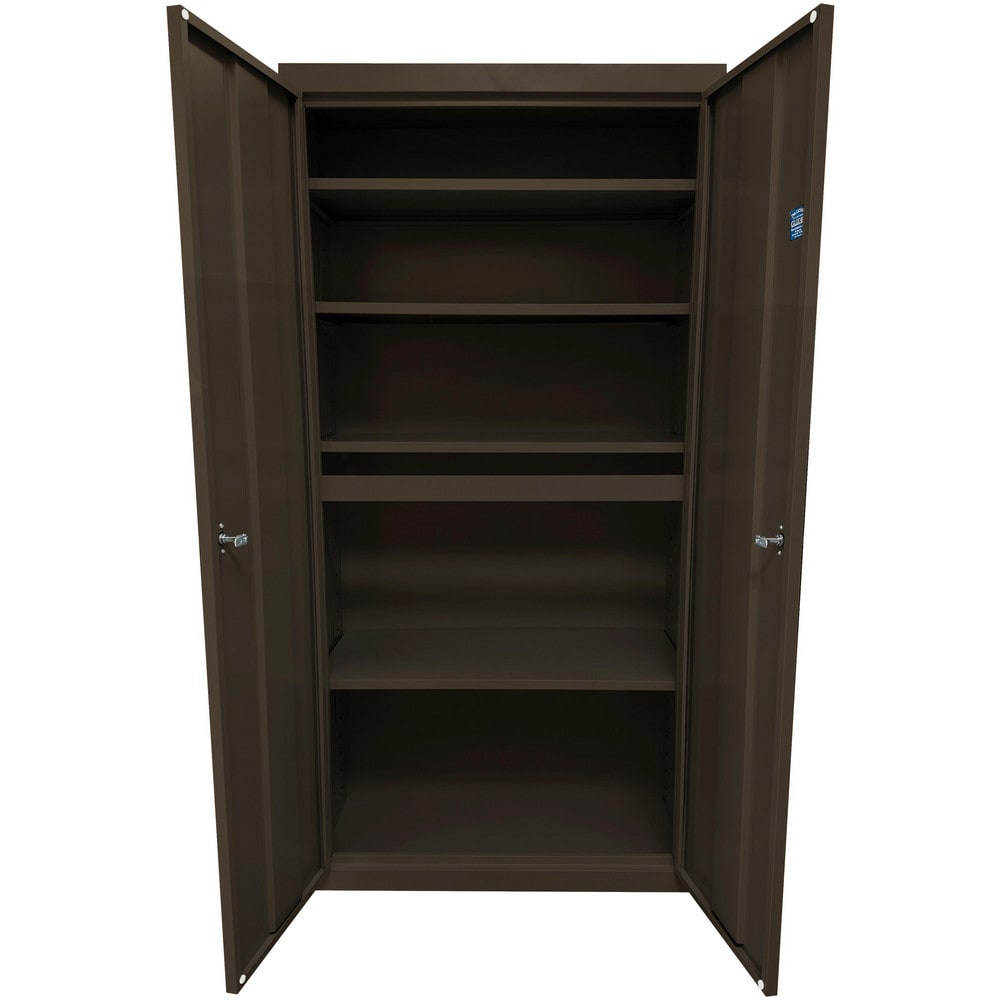 Steel Steel Storage Cabinet Cabinet: 24" Wide, 18" Deep, 72" High