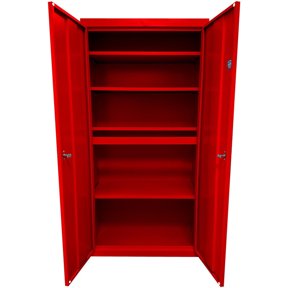 Steel Steel Storage Cabinet Cabinet: 36" Wide, 18" Deep, 72" High